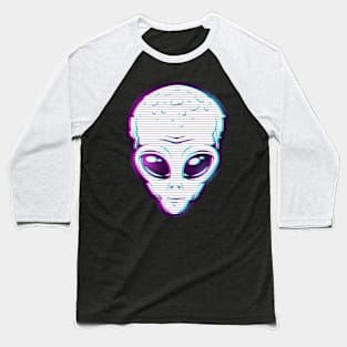 Alien Glitch Baseball T-Shirt